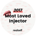 Congrats to Dominique Well, ARNP for being awarded the most loved injector award for 2017 by her patients at Real Self.