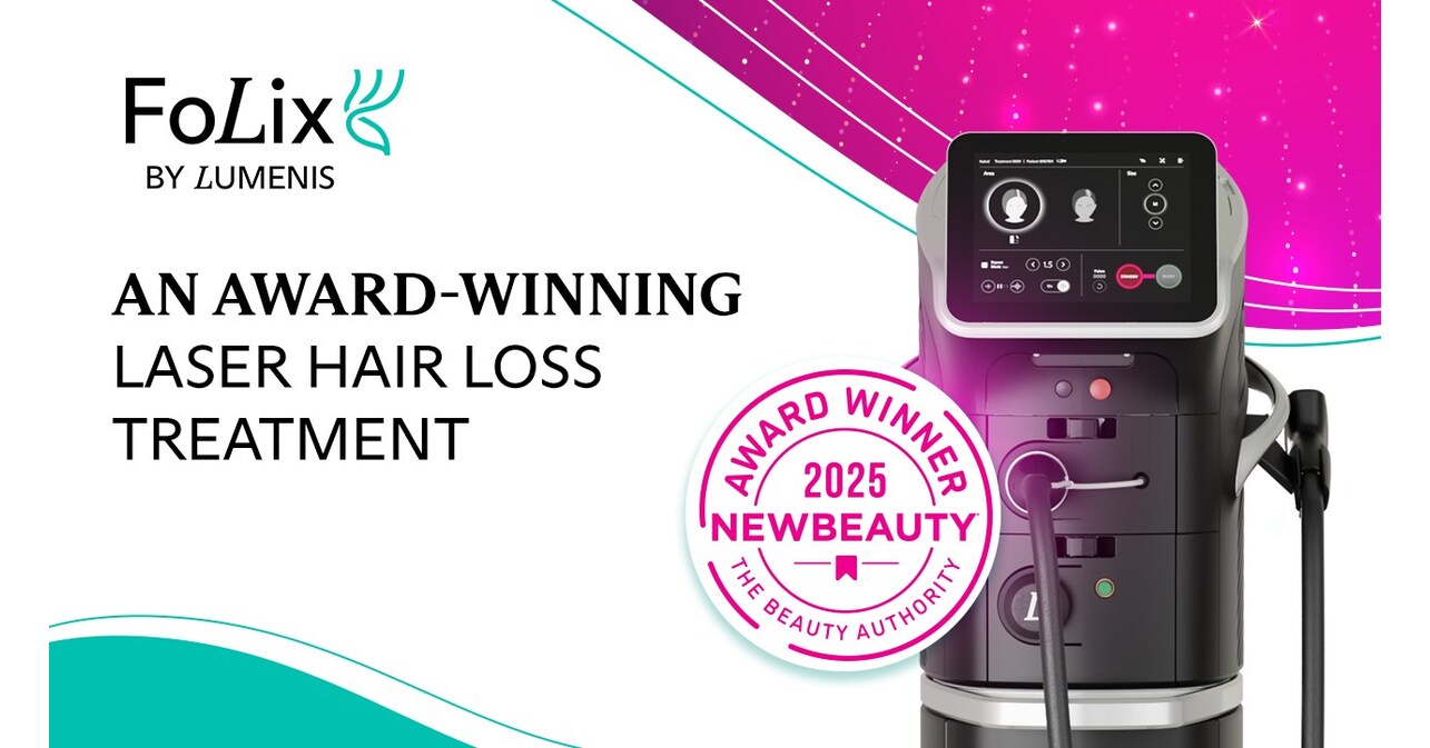 FoLix was named as the ‘Best Laser Treatment for Hair Loss’ on NewBeauty’s 15th Annual Beauty Awards